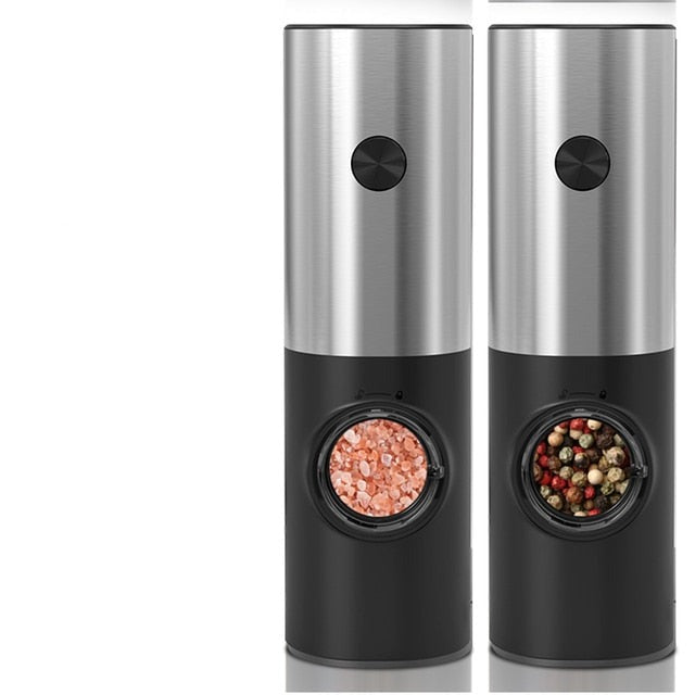 Electric Automatic Pepper and Salt Grinder with LED Lighting