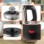 Electric Stainless Steel Coffee Maker with Keep-Warm Function