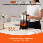 Electric Stainless Steel Coffee Maker with Keep-Warm Function