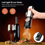Automatic Spice Grinder Set with USB Rechargeable - Salt and Pepper Mill