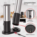 Automatic Spice Grinder Set with USB Rechargeable - Salt and Pepper Mill
