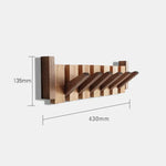 Harmonischer Holzkleiderständer mit Haken für Flur und Wohnzimmer