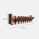 Harmonischer Holzkleiderständer mit Haken für Flur und Wohnzimmer