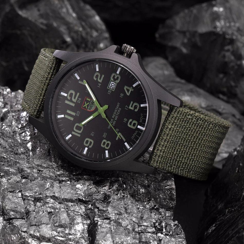Men's Tactical Wristwatch Adventure Time – Waterproof and Shockproof with LED