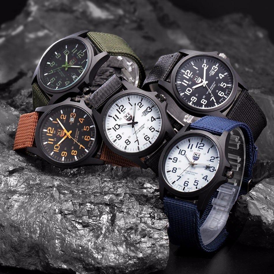Men's Tactical Wristwatch Adventure Time – Waterproof and Shockproof with LED