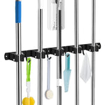 Stable wall organizer for garden tools made of stainless steel