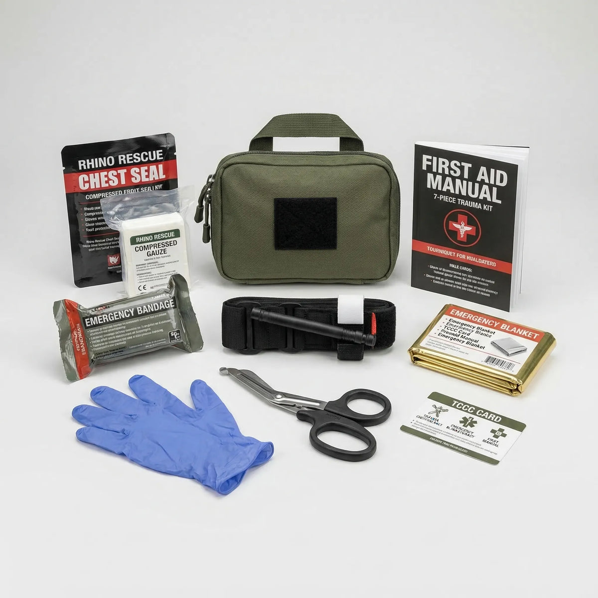 Tactical First Aid Kit for Emergency Trauma Situations