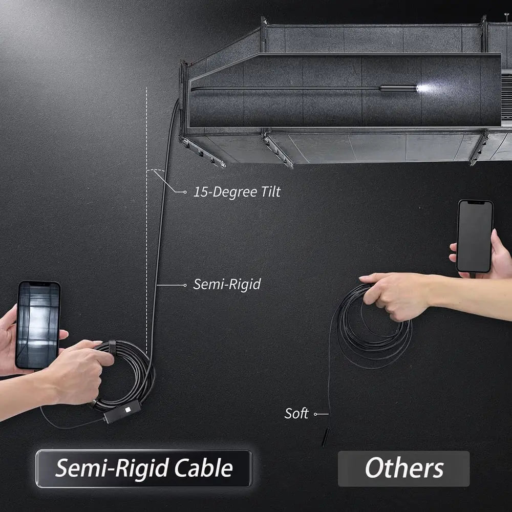 Compact inspection camera | Endoscope with 5 m cable for mobile phone