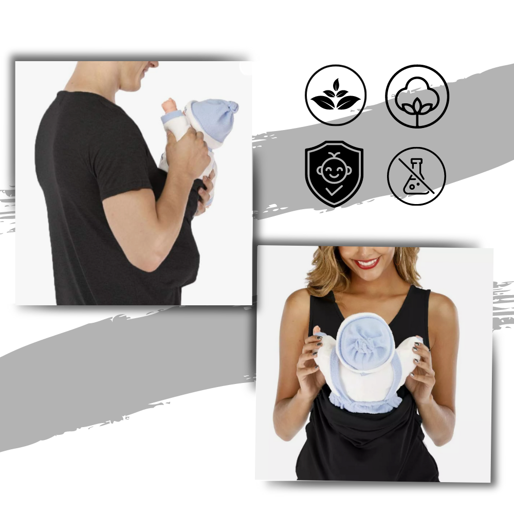 Stylisches Trage-T-Shirt für Eltern und Kinder
