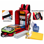 Waterproof First Aid Backpack for Rescue and Medical Emergencies
