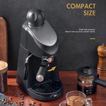 Espresso machine with 3.5 bar and integrated steam wand