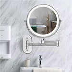 Exclusive LED magnifying mirror for precise beauty applications