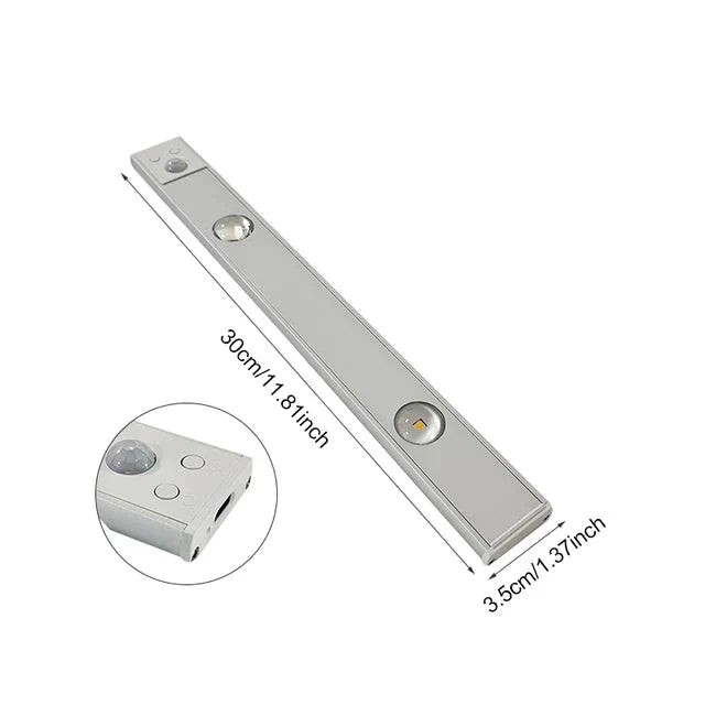 Kabelloses LED-Bewegungslampe – Wiederaufladbar und einfach anbringbar