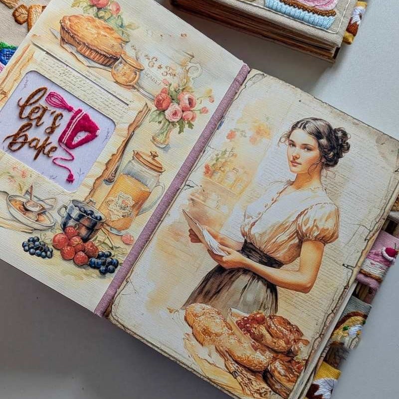 Kreatives Rezeptbuch | Handgefertigtes Erinnerungsstück