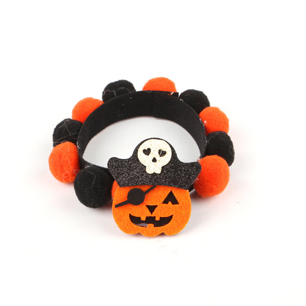 Happy Halloween Pet Collar - Adjustable for Dogs and Cats