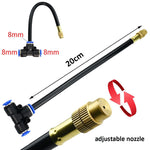 Effizientes Tropfbewässerungssystem mit flexiblen Schläuchen – 8 mm