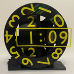 Elegante Rotationsuhr – Stylische Tisch- und Wand-Uhr für Zuhause und Büro