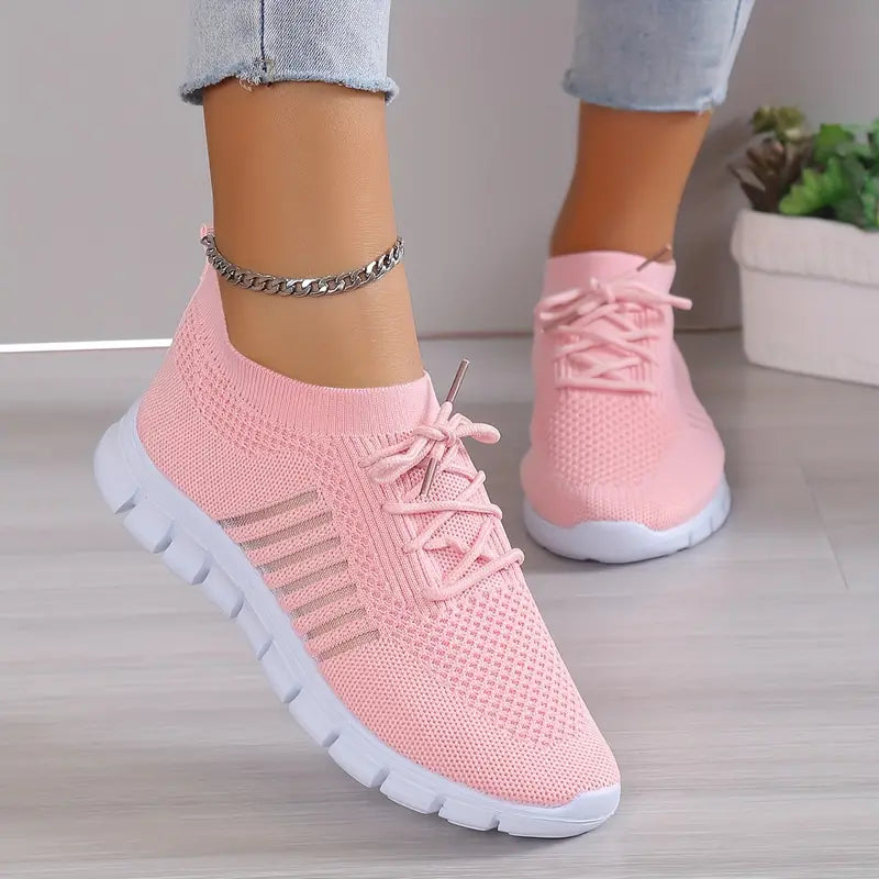 Lightweight, breathable running shoes for active women