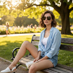 Elegante Sonnenbrille mit robustem Metallrahmen und UV-Schutz