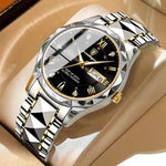 Elegante wasserdichte Herrenarmbanduhr mit Luminous-Funktion