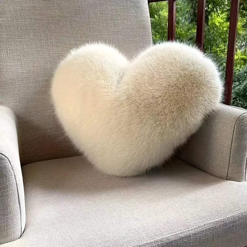 Herzförmiges Kuschelkissen – Weiches und Gemütliches Dekokissen für Ihr Zuhause