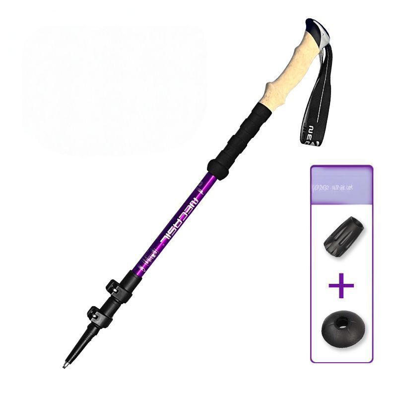 Aluminum Trekking Poles - Foldable with EVA Grip for Stability