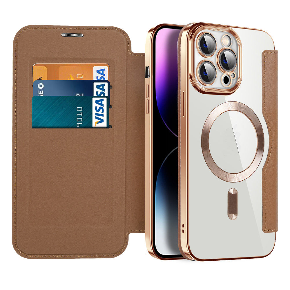 Elegante Magnetische Handytasche für iPhone 11-14