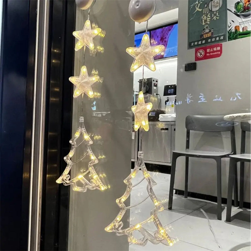 Christmas Window Lights with Suction Cup