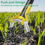 Ergonomische Gartenhacke | Effizienter Unkrautstecher aus Edelstahl