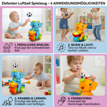 Elephant-shaped balloon toy