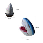 Shark-Shaped Garden Art