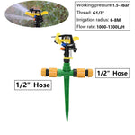 Rundum Bewässerungssystem für den Garten | 1/2" Anschluss | 5–12 m Reichweite