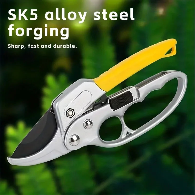 MaxiCut Pro Gartenschneider mit Seilmechanismus | SK5-Stahl | Effizient bis 18 mm