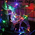 GlanzLicht Rechargeable LED String Lights | Warm White & Multicolored | 1–10 m Length | Perfect for Parties, Weddings & Indoor/Outdoor Decoration