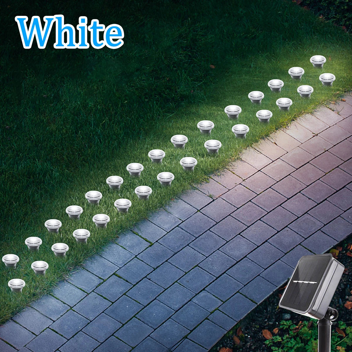 Solar-powered LED Garden Lighting with 15/30 Lights | 8 Lighting Modes | IP65 Weatherproof
