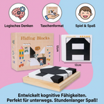 Pocket-sized logic game with two colors
