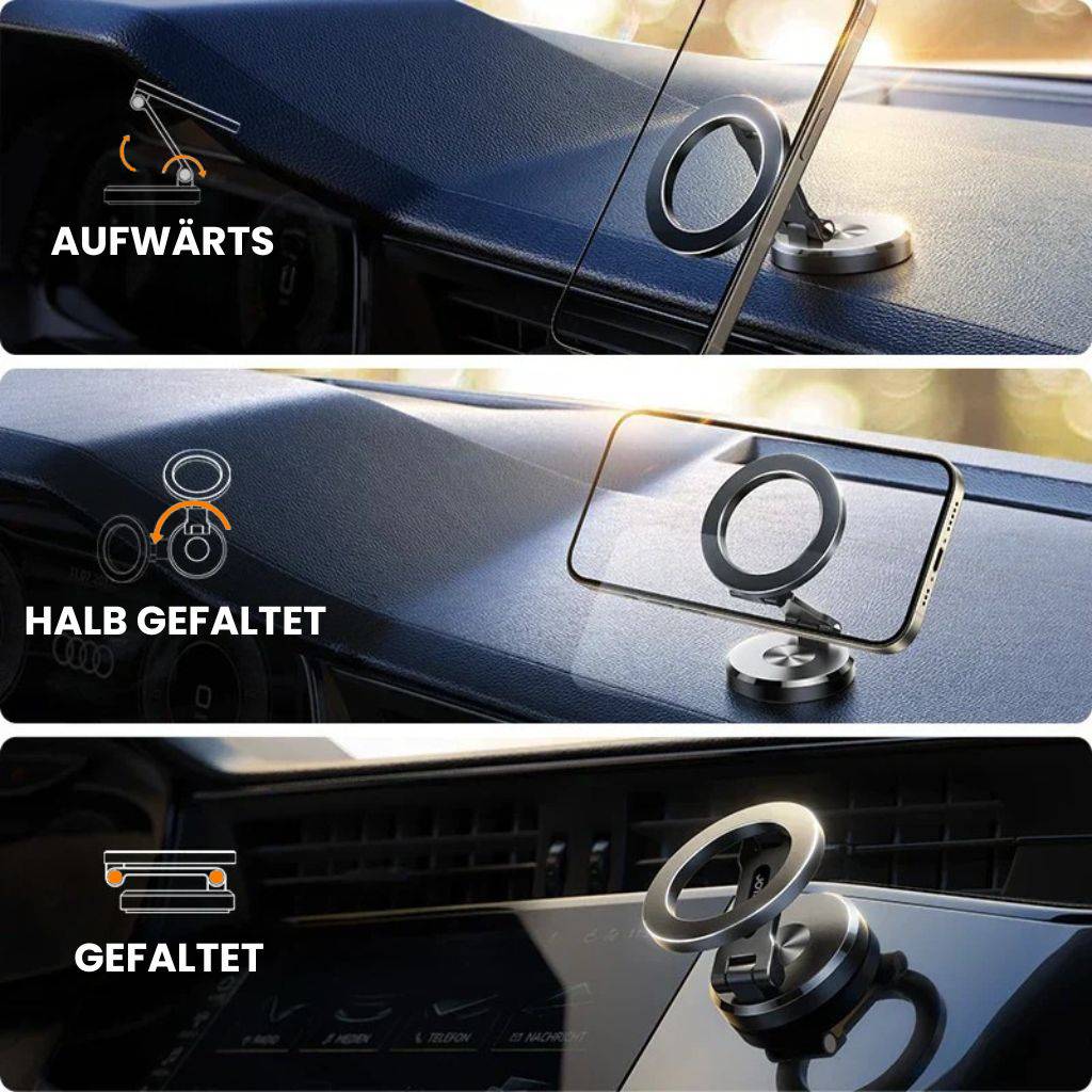 Magnetische Handyhalterung für sicheres Autofahren