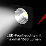 Kraftvolles Fahrradlicht mit Powerbank & Smartphone Halterung