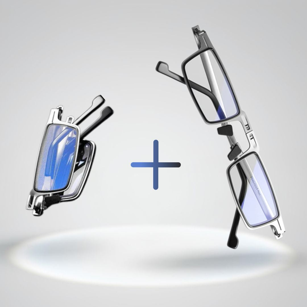 Faltbare Lesebrille mit Blaulichtfilter für alle Lebenslagen