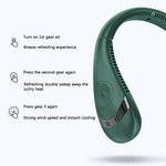 Halsventilator ohne Flügel, 360° tragbarer Kühlventilator mit 3 Stufen
