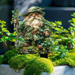 Enchanting garden stake with nature motif made of acrylic