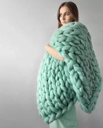 Cozy knitted blanket for ultimate comfort