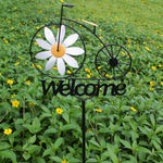 LUMENBLÜTE Garden Wind Spinner | Robust Metal Construction | Weather-Resistant | Creative Garden Decoration