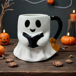 Ghostly Charms | Halloween Mug with Cheerful Ghost