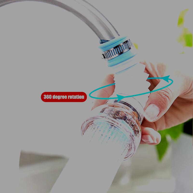 Universal Faucet Attachments with 360° Rotation and Water-Saving Function
