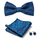 Elegantes Set mit stilvollen Fliegen und Accessoires
