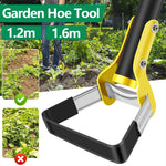 Ergonomische Gartenhacke | Effizienter Unkrautstecher aus Edelstahl