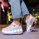 Lichtzauber Rollschuhe – Stylische Sneakers für Kinder