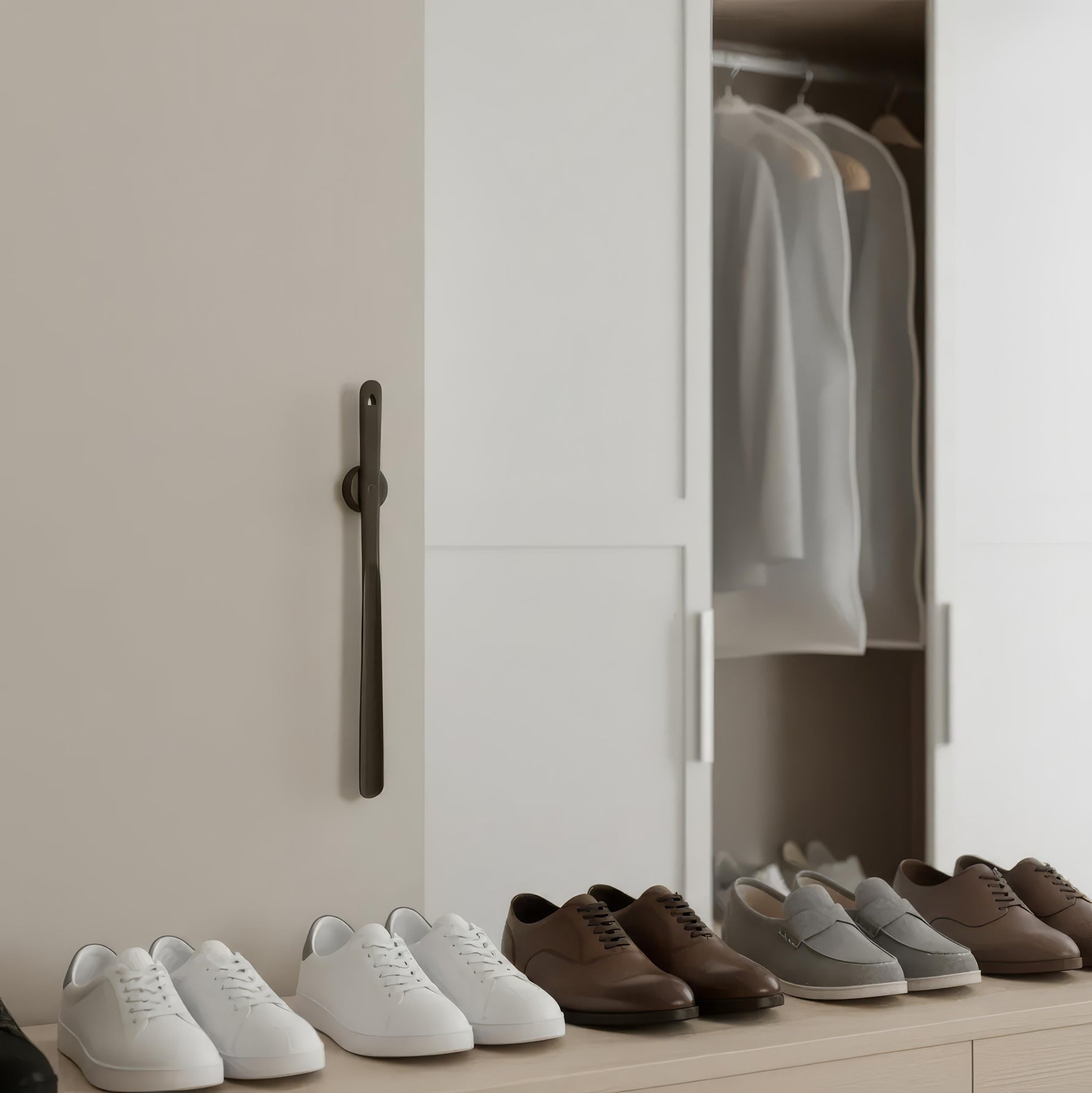 Stylischer Schuhanzieher aus Buchenholz – Einfach und Elegant