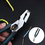 Multifunctional cable cutter with crimping function